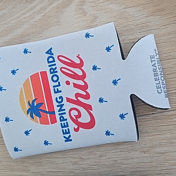 NWOT Coors Light Beer Florida Koozies Set of 3 - Picture 4 of 5